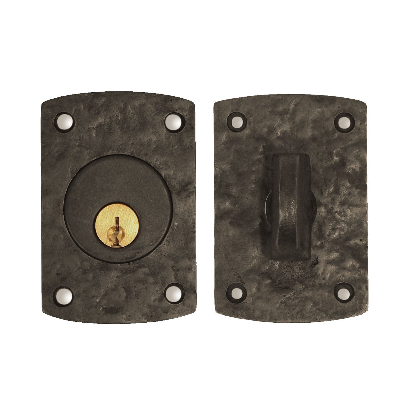 Textured Bronze Deadbolt - Patio Arch - Single Cylinder