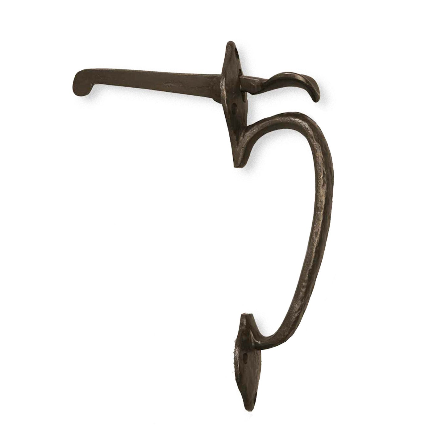 Textured Bronze Thumb Latch - Spear - 8"