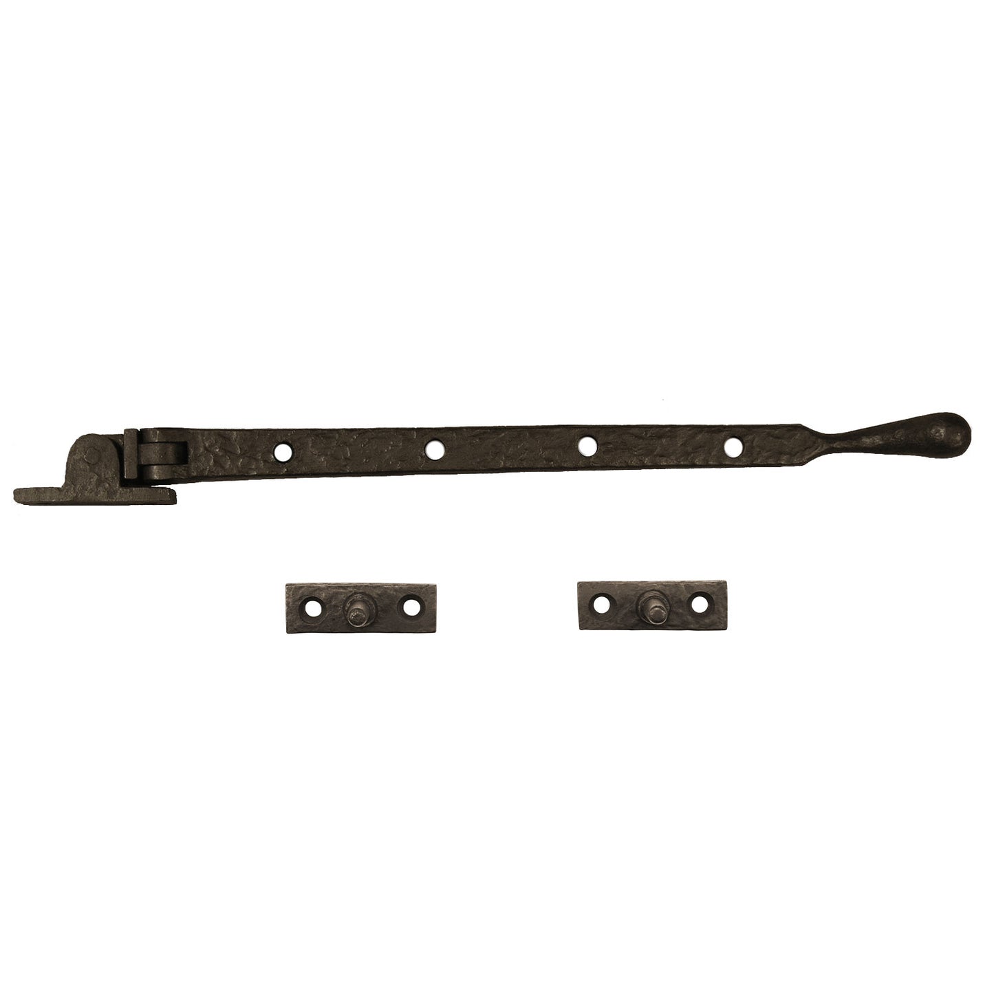 Textured Bronze Window Stay - 12"