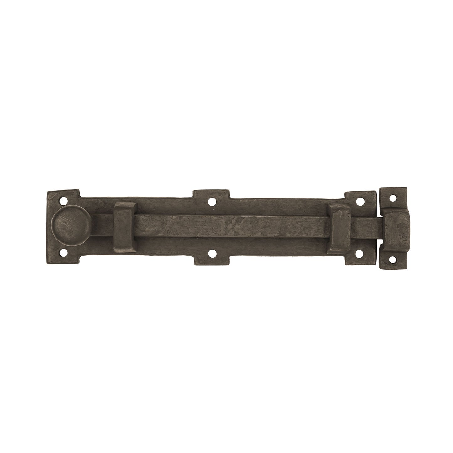 Textured Bronze Slide Bolt - 8" L - 1" Throw