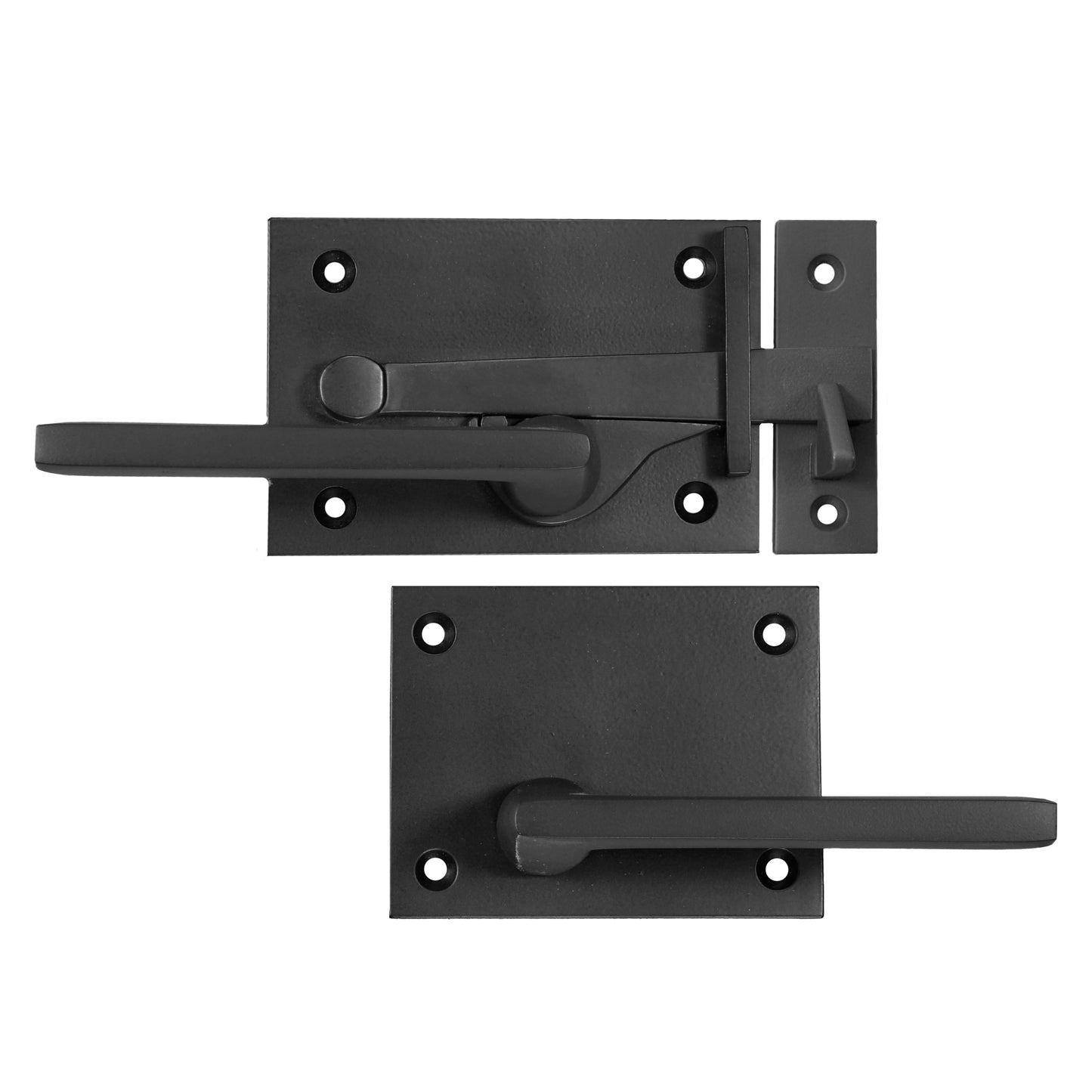 Bronze Lever Latch Set - 2" Backset