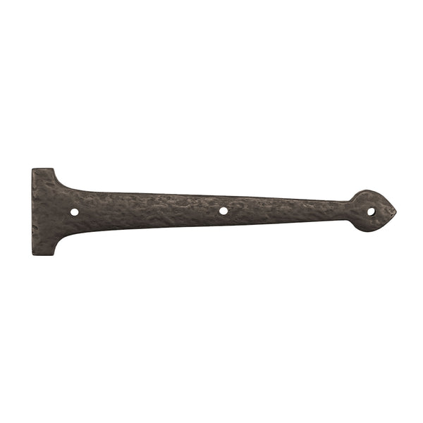 Textured Bronze Non-Active Strap Hinge - 8" Spear