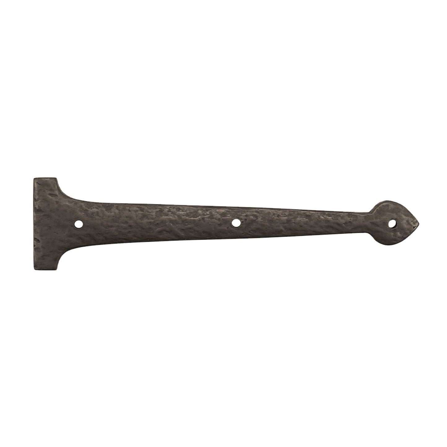 Textured Bronze Non-Active Strap Hinge - 8" Spear