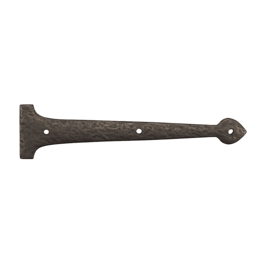 Textured Bronze Non-Active Strap Hinge - 8" Spear