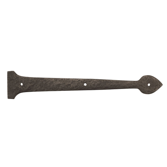 Textured Bronze Non-Active Strap Hinge - 12" Spear