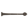 Textured Bronze Non-Active Strap Hinge - 15" Spear