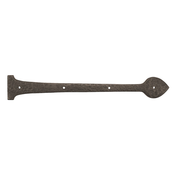 Textured Bronze Non-Active Strap Hinge - 15" Spear