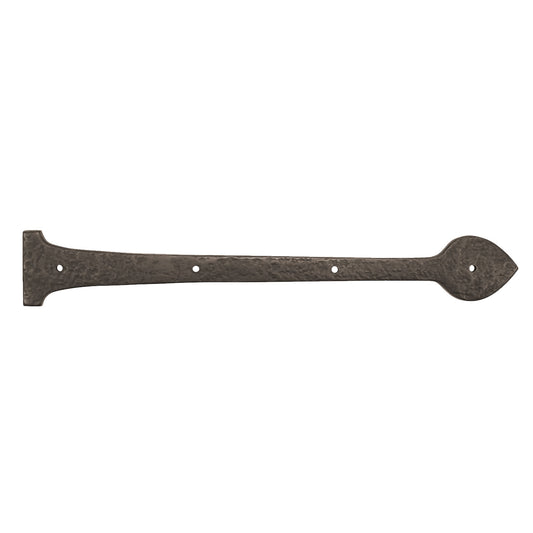 Textured Bronze Non-Active Strap Hinge - 15" Spear