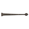 Textured Bronze Non-Active Strap Hinge - 20" Spear