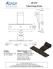 Textured Bronze T-Band Hinge