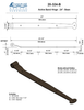Textured Bronze Band Hinge - 24" - Bean