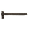 Textured Bronze Band Hinge - Small - 12" - Spear (Full Set with Pintle)