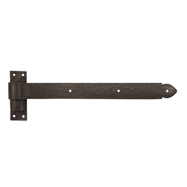 Textured Bronze Band Hinge - Small - 12" - Spear (Full Set with Pintle)