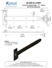 Textured Bronze Loose Pin Band Hinge - 17" - Spear