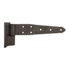 Textured Bronze Driveway Gate Hinge - Edge Mount - 16-1/2"