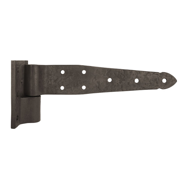 Textured Bronze Driveway Gate Hinge - Edge Mount - 16-1/2"
