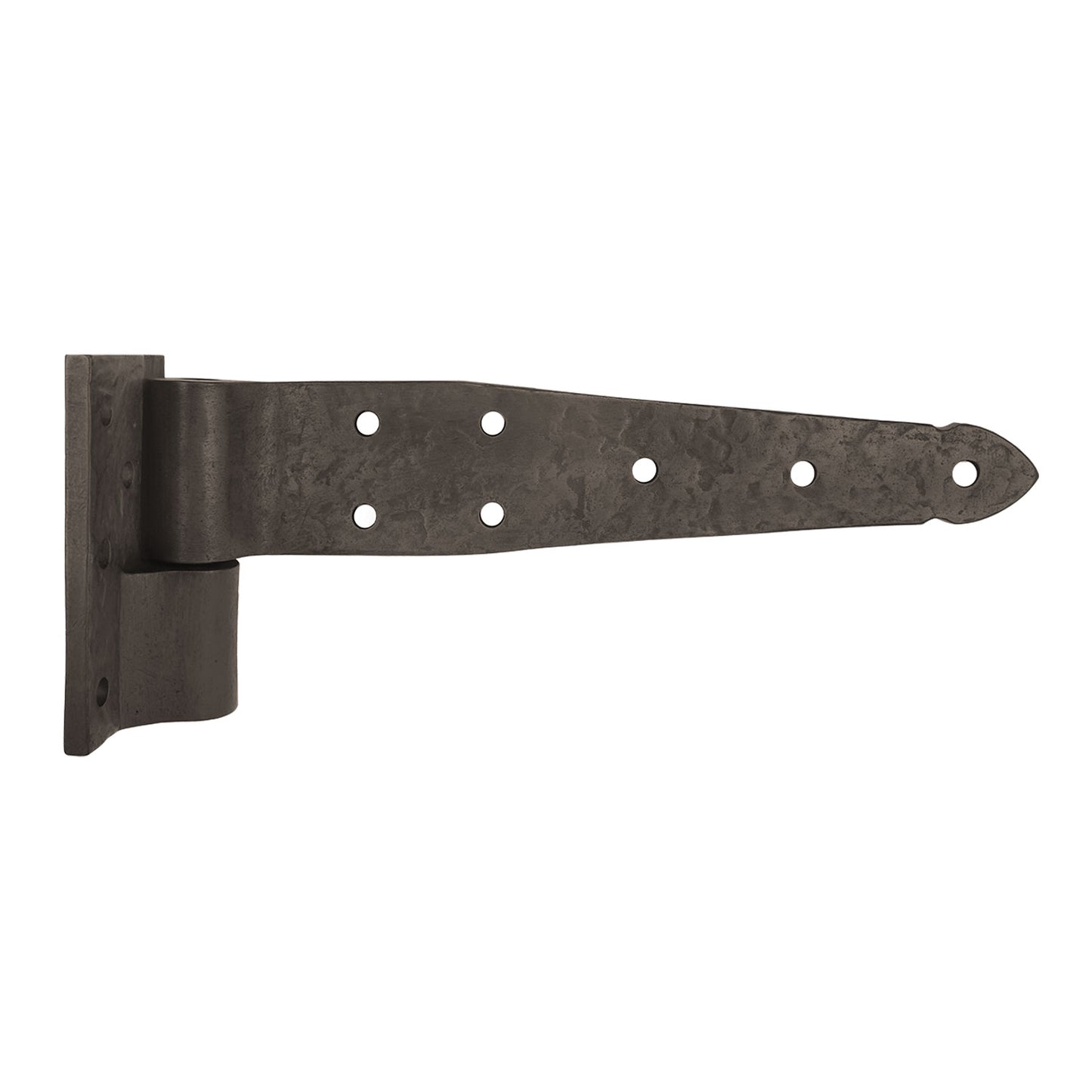 Textured Bronze Driveway Gate Hinge - Edge Mount - 16-1/2"