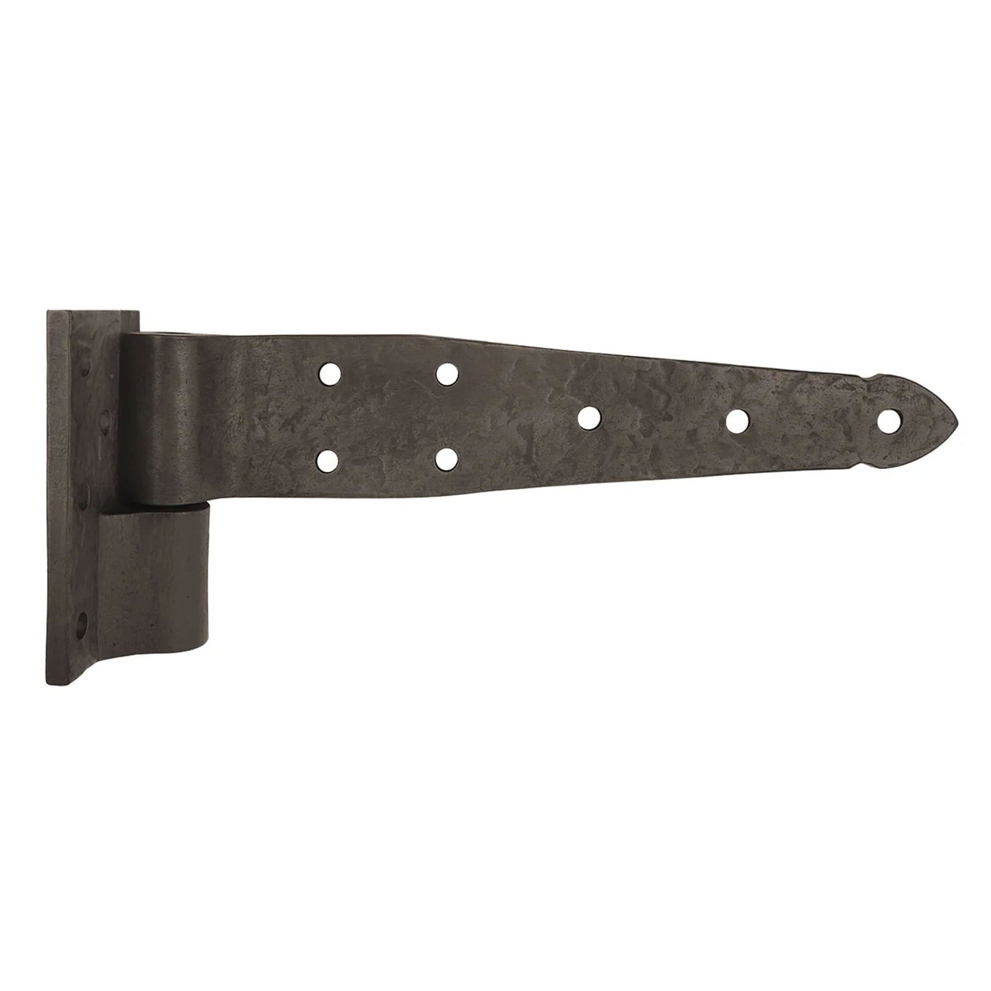Textured Bronze Driveway Gate Hinge - Edge Mount - 16-1/2"