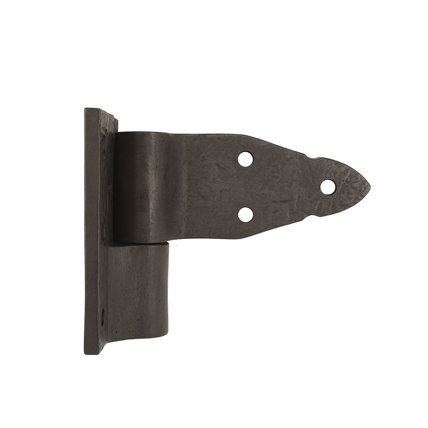 Textured Bronze Driveway Gate Hinge - Edge Mount - 7-1/2"