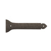 Textured Bronze Non-Active  Band Hinge - 13" - Spear - Flared