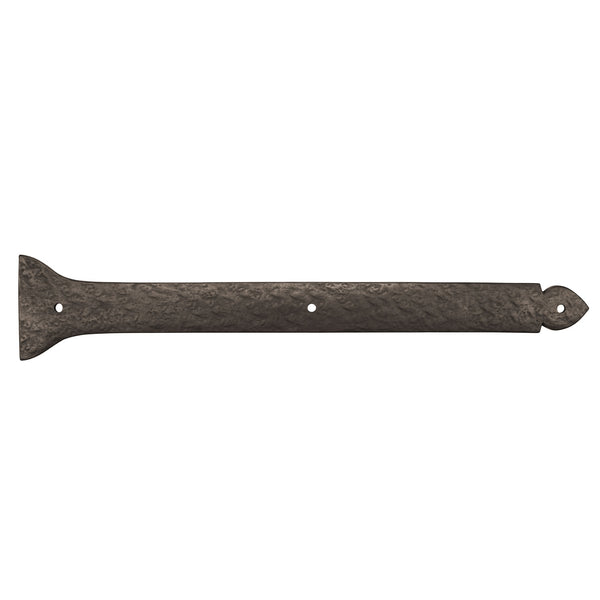 Textured Bronze Non-Active  Band Hinge - 22" - Spear - Flared