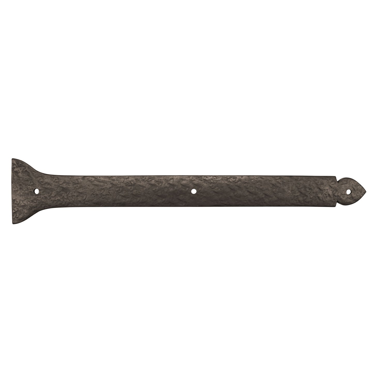 Textured Bronze Non-Active  Band Hinge - 22" - Spear - Flared