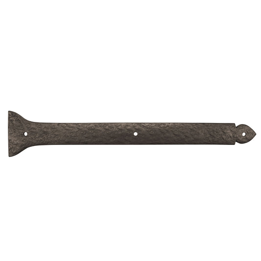Textured Bronze Non-Active  Band Hinge - 22" - Spear - Flared