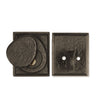 Textured Bronze Deadbolt - Square - Single Cylinder