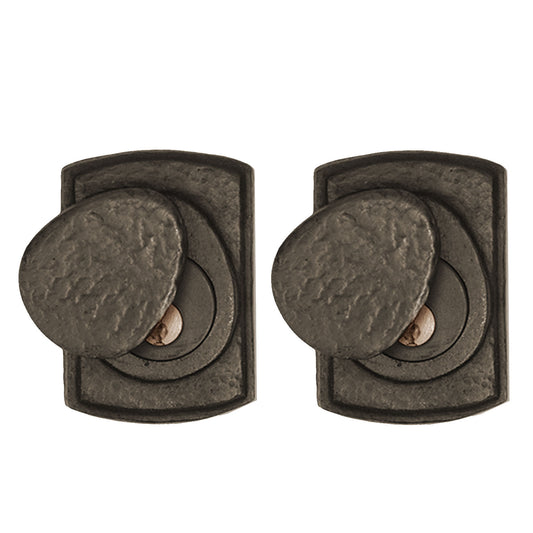 Textured Bronze Deadbolt - Arch - Double Cylinder