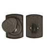Textured Bronze Deadbolt - Arch - Single Cylinder