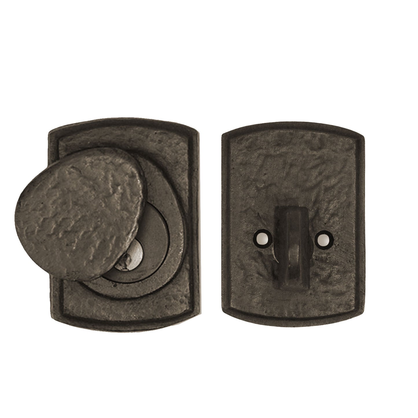 Textured Bronze Deadbolt - Arch - Single Cylinder