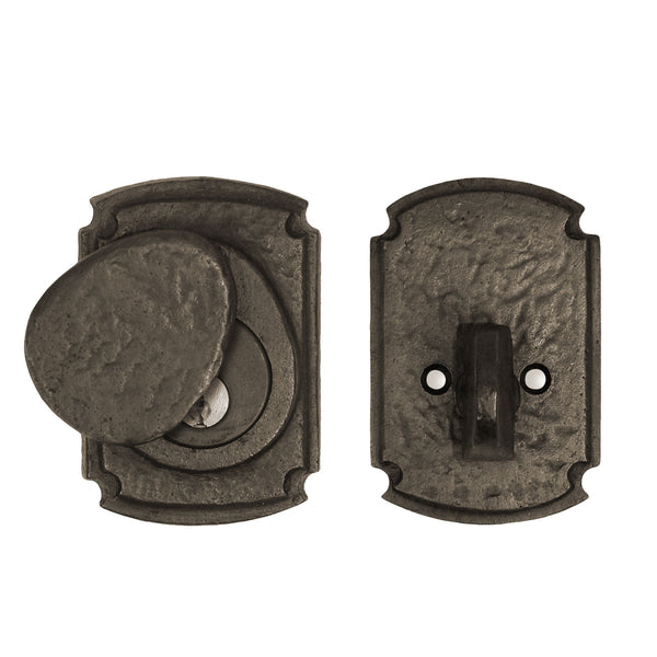 Textured Bronze Deadbolt - Euro - Single Cylinder