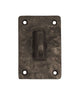 Textured Bronze Mortise Bolt - Patio Square - T-Turn
