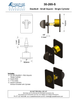 Textured Bronze Deadbolt - Patio Square - Single Cylinder - Self Latching