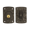 Textured Bronze Deadbolt - Patio Arch - Single Cylinder