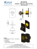 Textured Bronze Deadbolt - Patio Arch - Single Cylinder - Self Latching