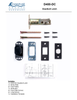 Textured Bronze Deadbolt - Patio Arch - Single Cylinder