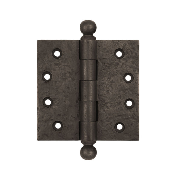 Textured Bronze Butt Hinge - 4" x 4" - Ball Tip