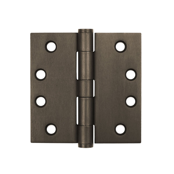 Bronze Template Hinge - 4-1/2" x 4-1/2" - Button Tip