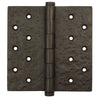 Textured Bronze High Load Butt Hinge - 8" x 8" - Button Tip