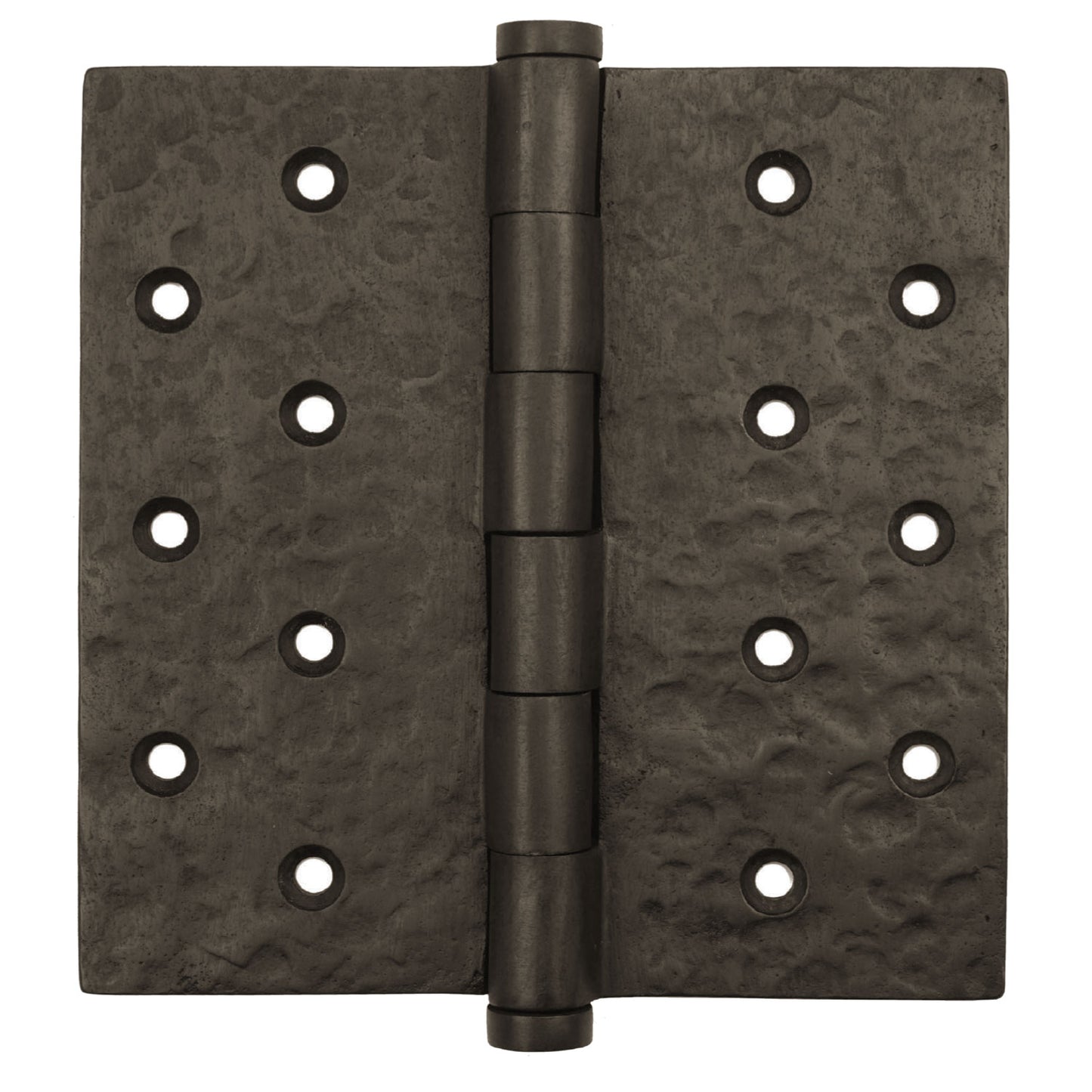 Textured Bronze High Load Butt Hinge - 8" x 8" - Button Tip