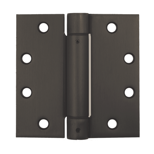 Stainless Steel 4-1/2" x 4-1/2" Spring Hinge - PVD Coated