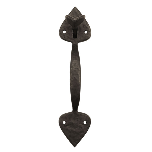 Textured Bronze Thumb Latch - Spear - Slim