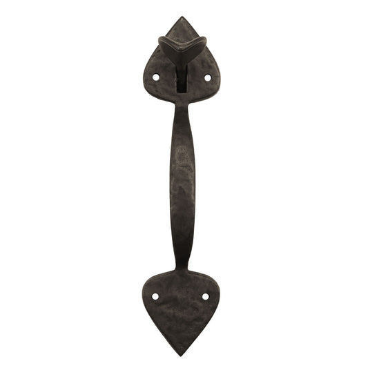Textured Bronze Thumb Latch - Spear - Slim