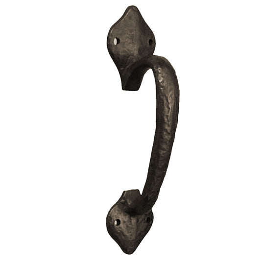 Textured Bronze Door & Gate Pull Handle - Spear - Large