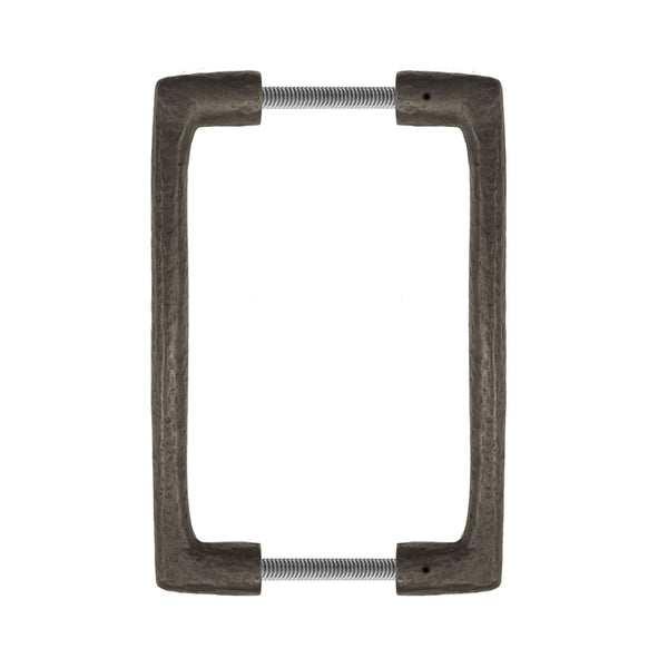 Textured Bronze Bar Pull Handle Set - Back to Back - 8" C2C