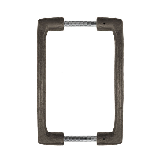 Textured Bronze Bar Pull Handle Set - Back to Back - 8" C2C