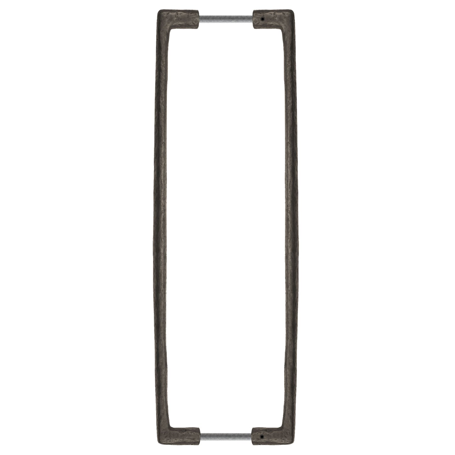 Textured Bronze Bar Pull Handle Set - Back to Back - 16-1/2" C2C