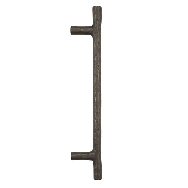 Textured Bronze Bar Pull Handle - Euro - 8" C2C