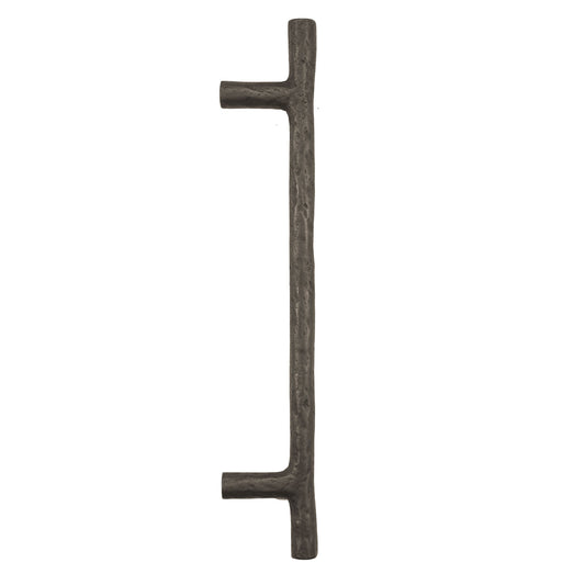 Textured Bronze Bar Pull Handle - Euro - 8" C2C